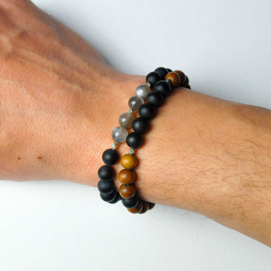 DEEP CONCENTRATION Mala-Bracelet . Men